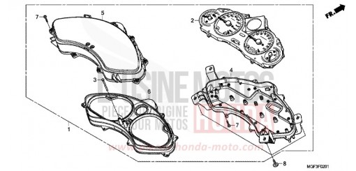 COMPTEUR DE VITESSE (FJS600A9-2KO/FJS600AB/DB) FJS600AB de 2011